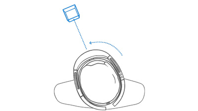 Illustration of HoloLens field of view